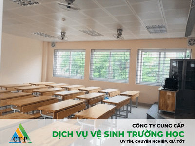 Dịch vụ vệ sinh trường học