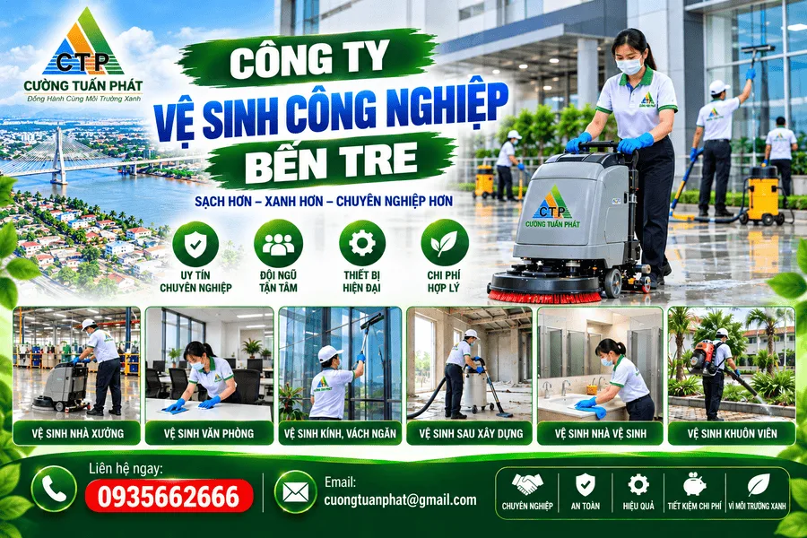 Công Ty Vệ Sinh Công Nghiệp Bến Tre