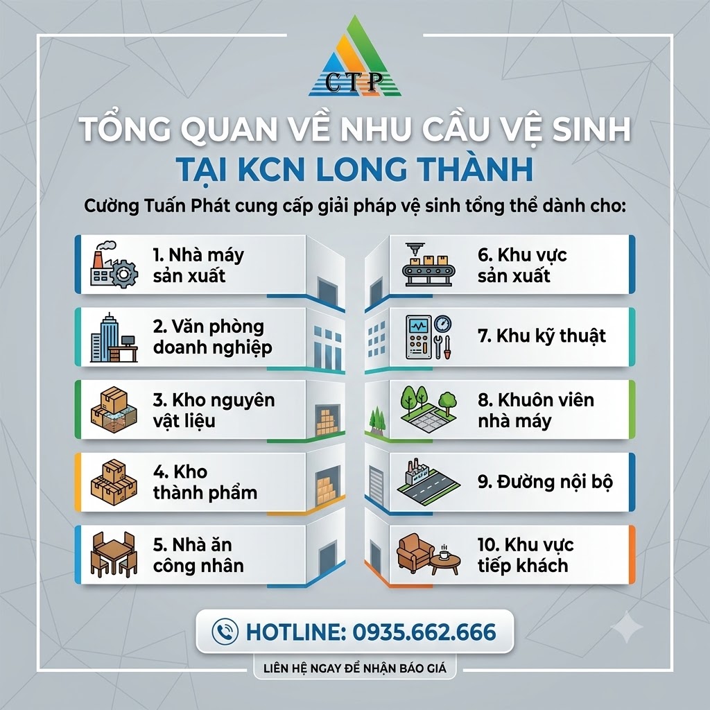 Công Ty Vệ Sinh KCN Long Thành Uy Tín