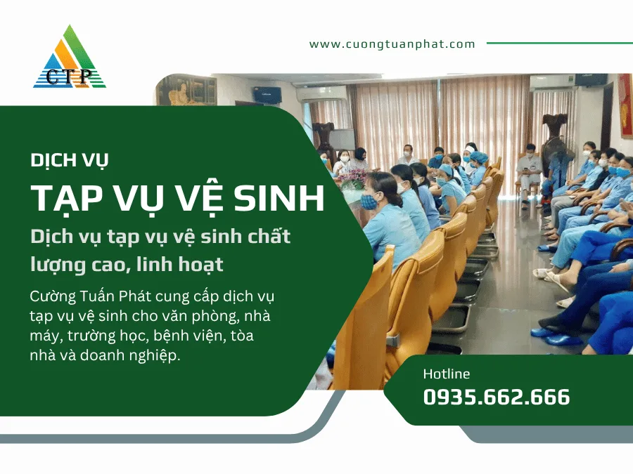 Dịch Vụ Tạp Vụ Vệ Sinh Uy Tín