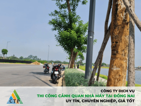 Dịch vụ Thi công cảnh quan nhà máy tại Đồng Nai