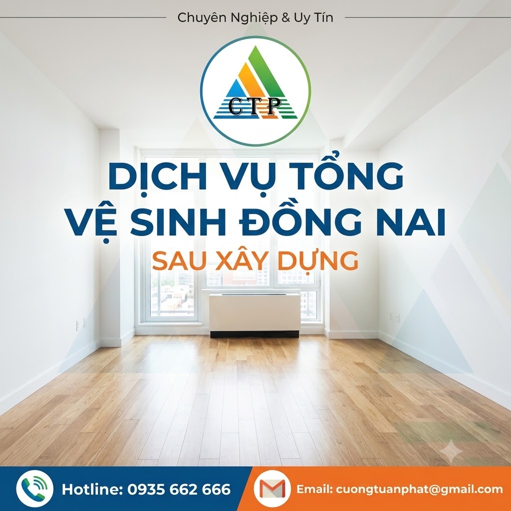 Professional Post-Construction Cleaning Services in Dong Nai