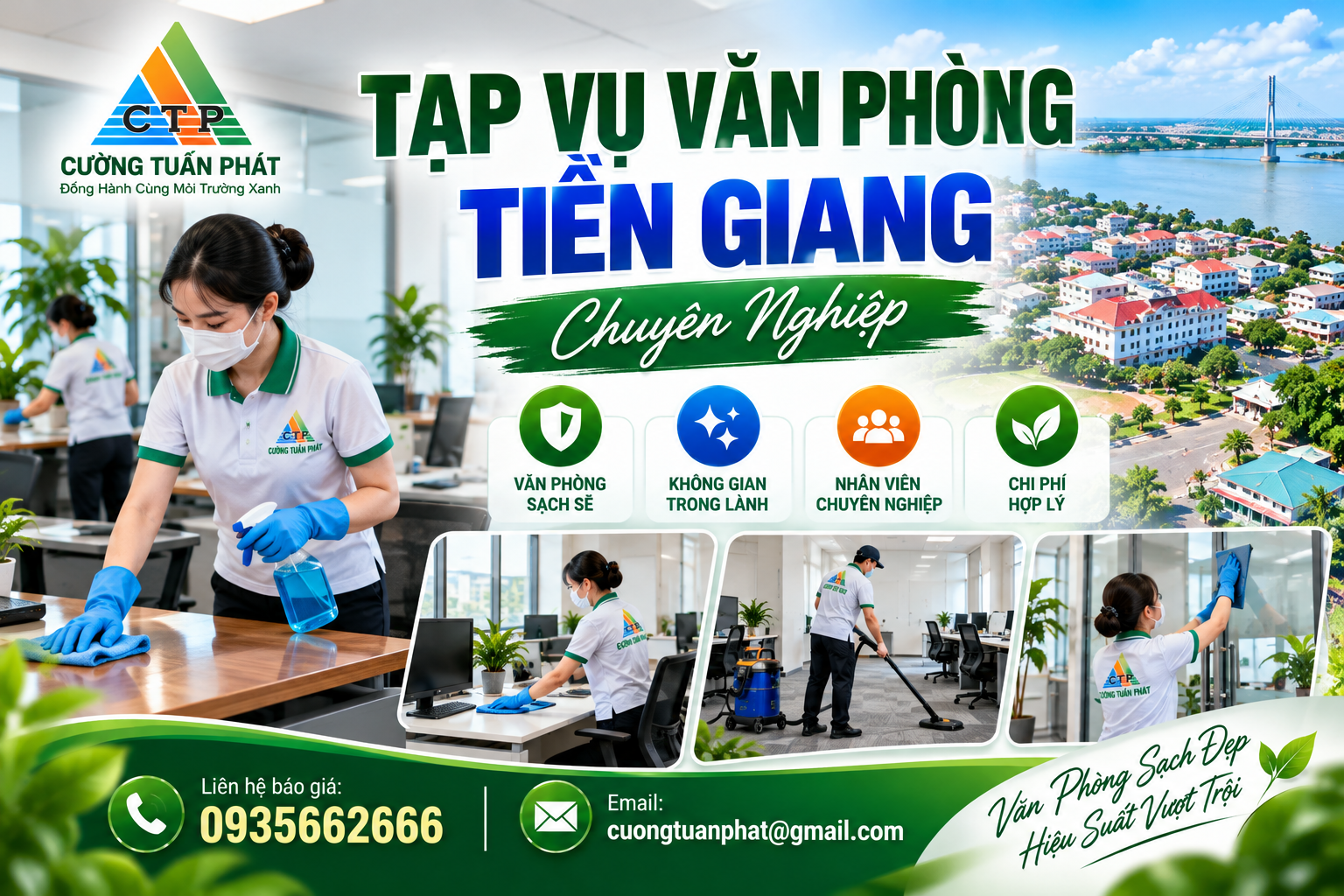 Tạp Vụ Văn Phòng Tiền Giang